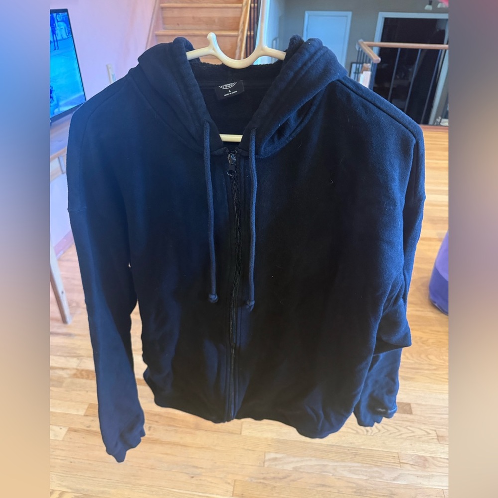 PacSun Black Zip-Up Hoodie – Size L